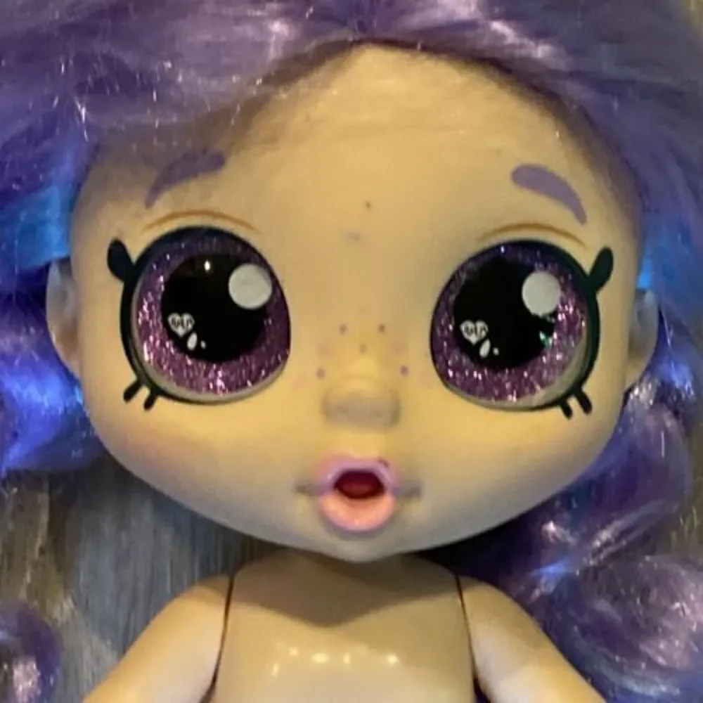 Kindi Kids Shiver ‘n’ Shake Rainbow Kate get well Doll purple hairDOLL ONLY WORK